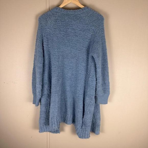 Serra Light Blue Fuzzy Cardigan Size S/M - Picture 8 of 8